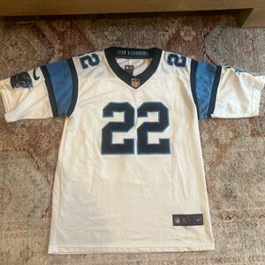 Nike NFL Christian McCaffrey Carolina Panthers Vapor Limited Sewn Jersey Men M